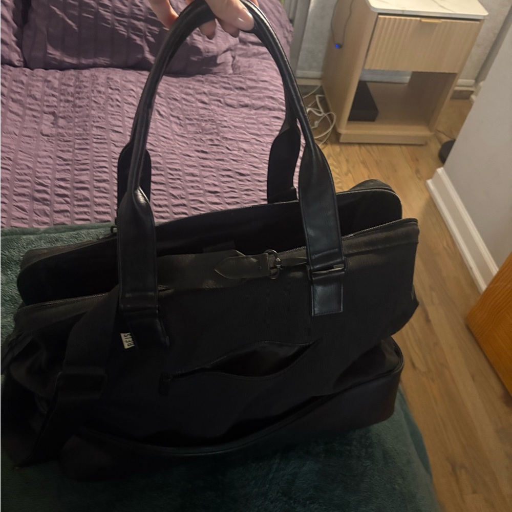 BEIS Sleek Black Travel Bag for Women